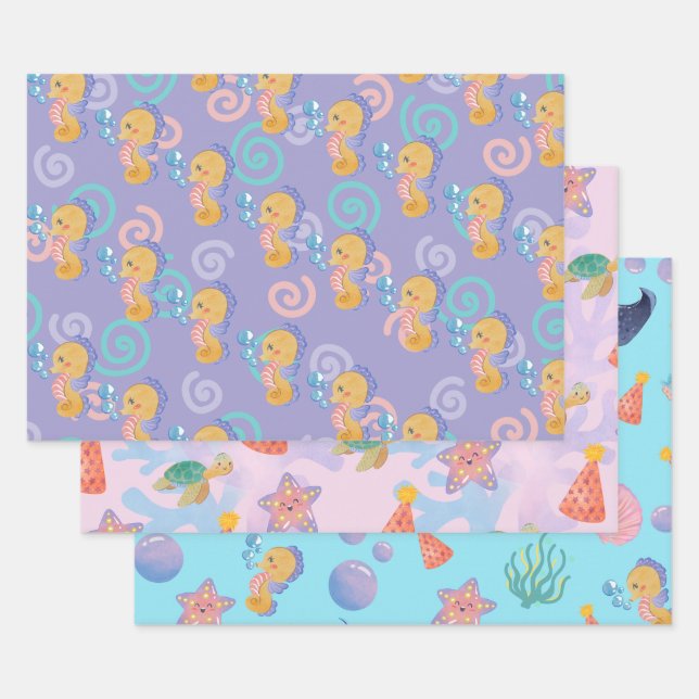 Under the Sea  Wrapping Paper Sheet (Set)