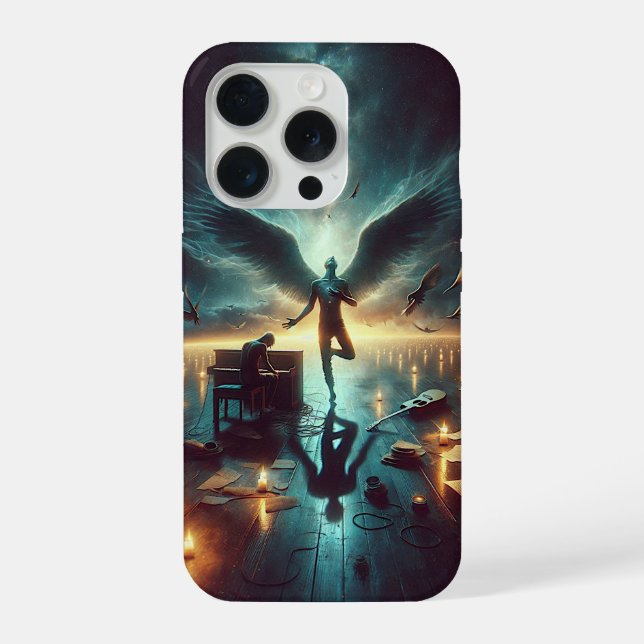 Under the Shadow of Your Wings iPhone Case (Back)