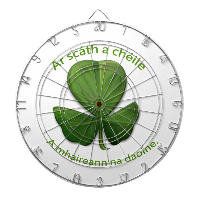 Under the shelter of each other people survive dartboard (Front)