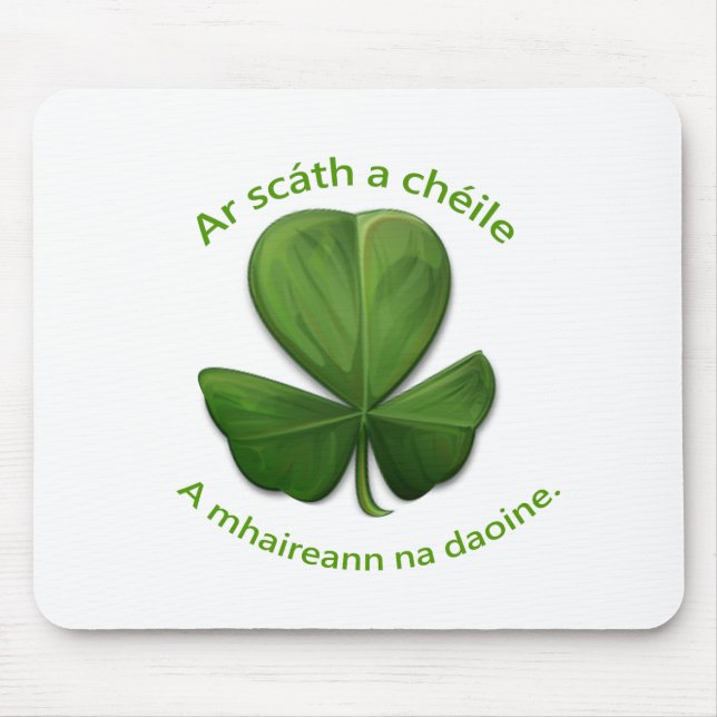 Under the shelter of each other people survive mouse mat (Front)