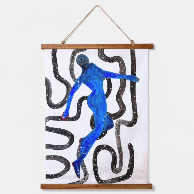 under the skin hanging tapestry (Front)