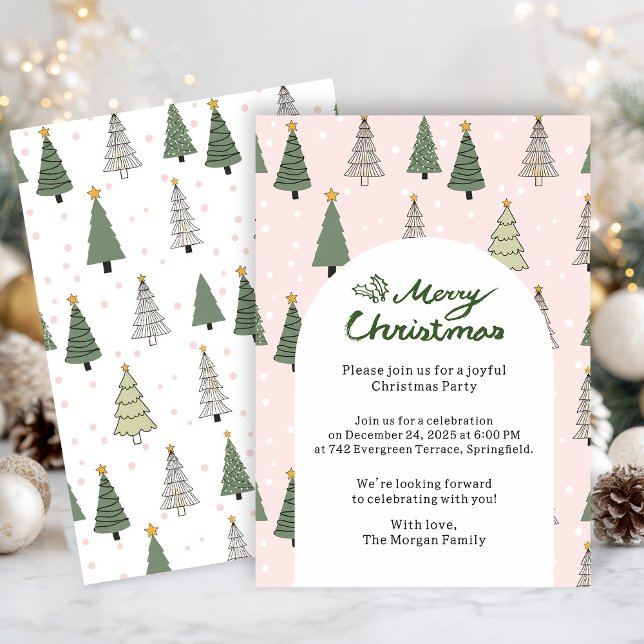Under the Snowy Trees – Christmas Party Invitation (Creator Uploaded)