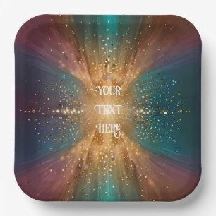 Under the Stars: A Celebration of Love Paper Plate