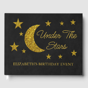 Under The Stars Birthday Guest Book