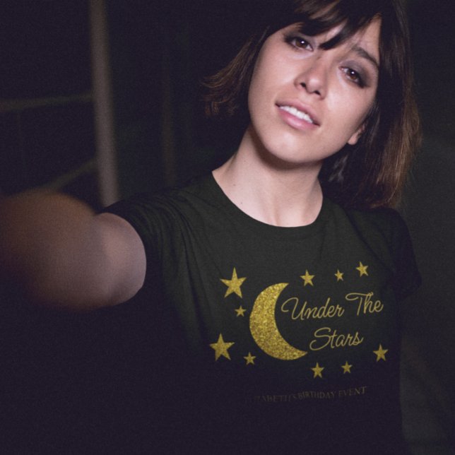 Under The Stars Birthday T-Shirt (Creator Uploaded)