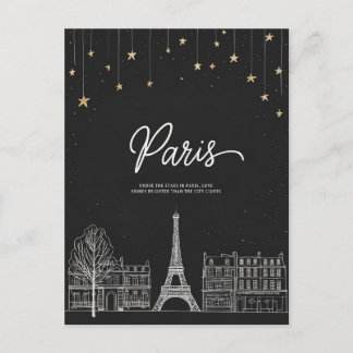 Under the Stars in Paris I Postcard