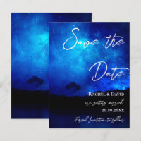 Under the Stars Night Sky Wedding  Save The Date