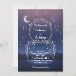 Under the Stars Wedding Invitation