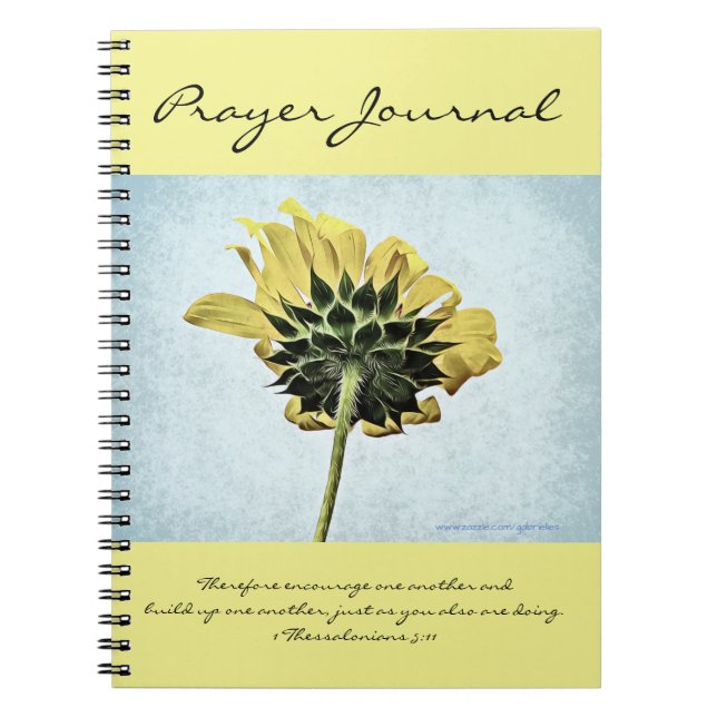 Under The Sunflower Prayer Journal (Front)