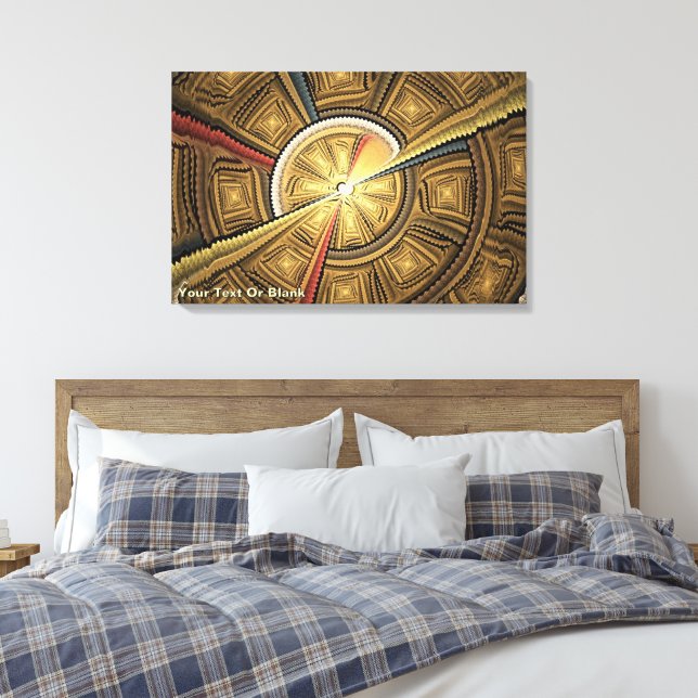 Under The Temple Dome Canvas Print (Insitu(Bedroom))