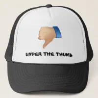 Under on sale the hat