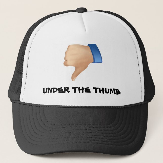 Under the Thumb! Trucker Hat (Front)