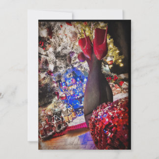 Under The Tree Holiday Card