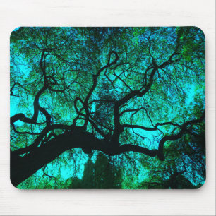 Under The Tree in Turquoise III Mouse Mat
