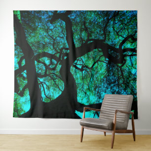 Under the Tree in Turquoise Tapestry