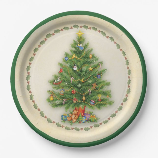 Under the Tree  Paper Plate (Front)