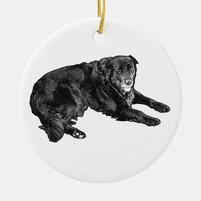 Under the Tree, Watchful Soul Ceramic Tree Decoration (Front)
