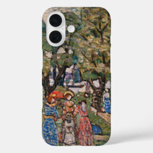 Under the Trees by Maurice Prendergast, Fine Art iPhone 16 Case