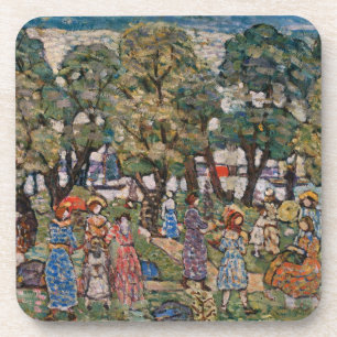 Under the Trees by Maurice Prendergast, Fine Art Coaster