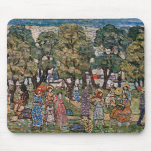 Under the Trees by Maurice Prendergast, Fine Art Mouse Mat