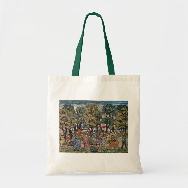 Under the Trees by Maurice Prendergast, Fine Art Tote Bag (Front)