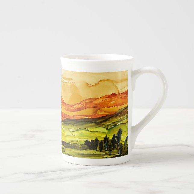 Under The Tuscan Sun  Bone China Mug (Right)