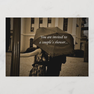 Under the Umbrella Couples' Shower Invitation