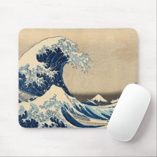 Under the Wave off Kanagawa by Katsushika Hokusai Mouse Mat
