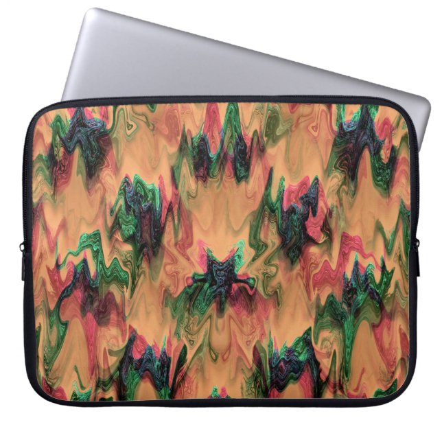 Under the waves... laptop sleeve (Front)