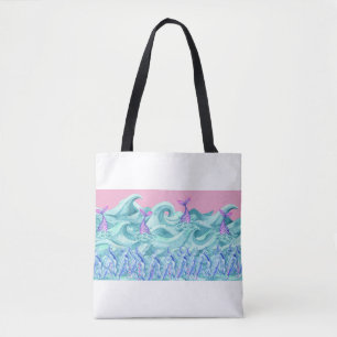Under the Waves - Mermaid Tails - Tote Bag