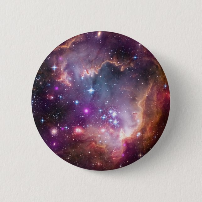 Under the "Wing" of the Small Magellanic Cloud 6 Cm Round Badge (Front)