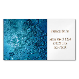 under water 03 	Magnetic business card