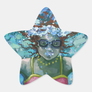 Under Water Star Sticker