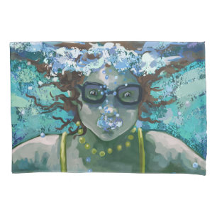Under Water Swim Art Pillowcase