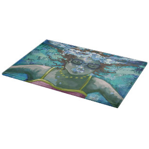 Under Water Swim Cutting Board