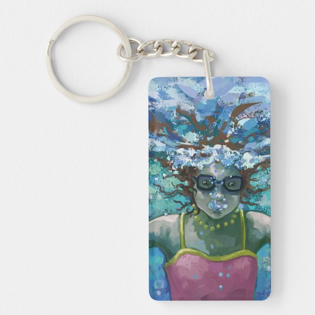 Under Water Swim Key Ring (Front)