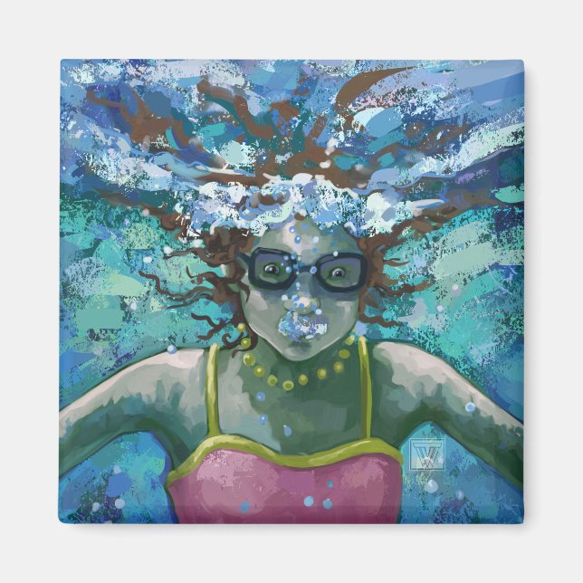 Under Water Swim Magnet (Front)