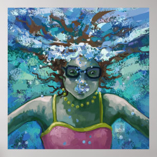 Under Water Swim Poster