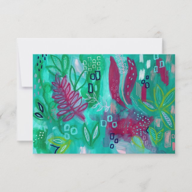 Under Water thank you / note card (Front)