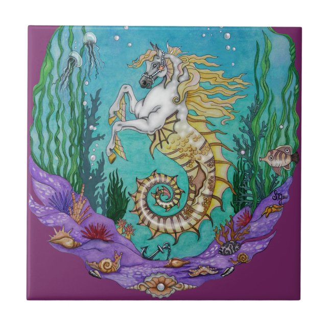 Under WaterHorse Ceramic Tile (Front)