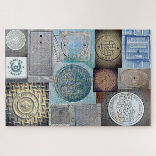 Under Your Feet - Manhole Covers of the World Jigsaw Puzzle