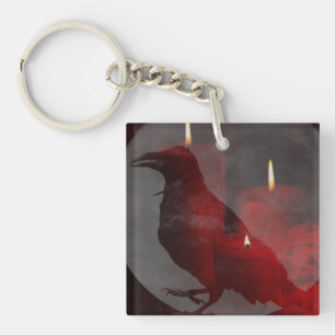 "Under Your Spell in Red" Key Ring