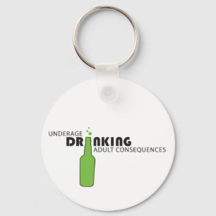 Underage Drinking Keychain