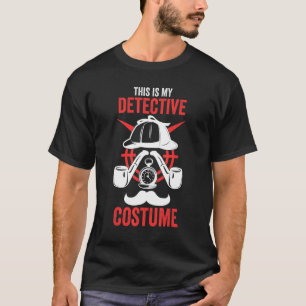 Undercover Agent Crime Scene This Is My Detective T-Shirt