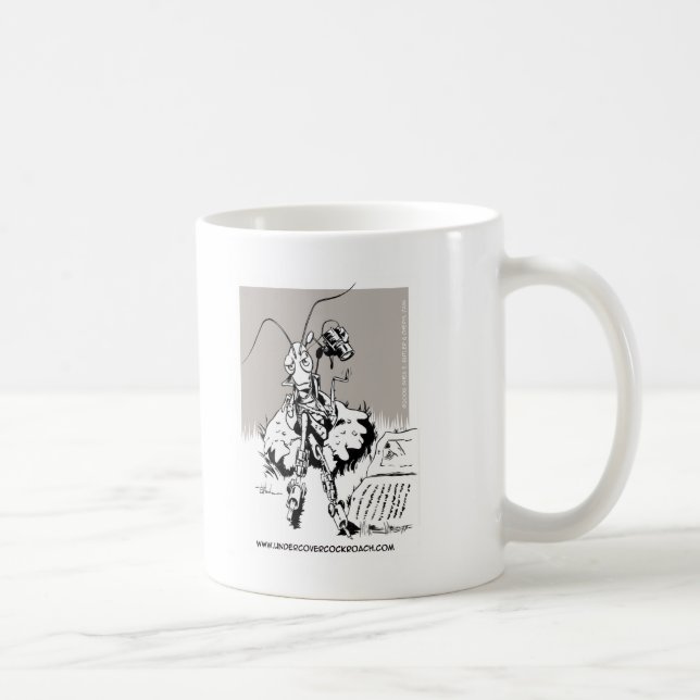 Undercover Cockroach Coffee Mug (Right)