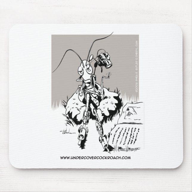 Undercover Cockroach Mouse Mat (Front)