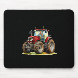 Underestimate an old man drives a tractor in 70 mouse mat