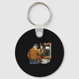 Underestimate an Old Man Who Drives Trucks Key Ring