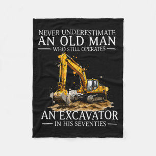 Underestimate An Old Man Who Operates An Fleece Blanket