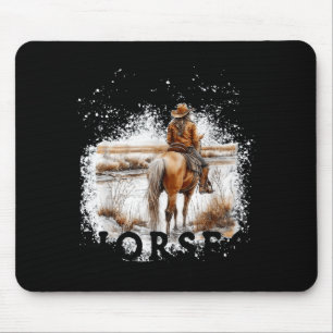 Underestimate an old woman who rides horses mouse mat